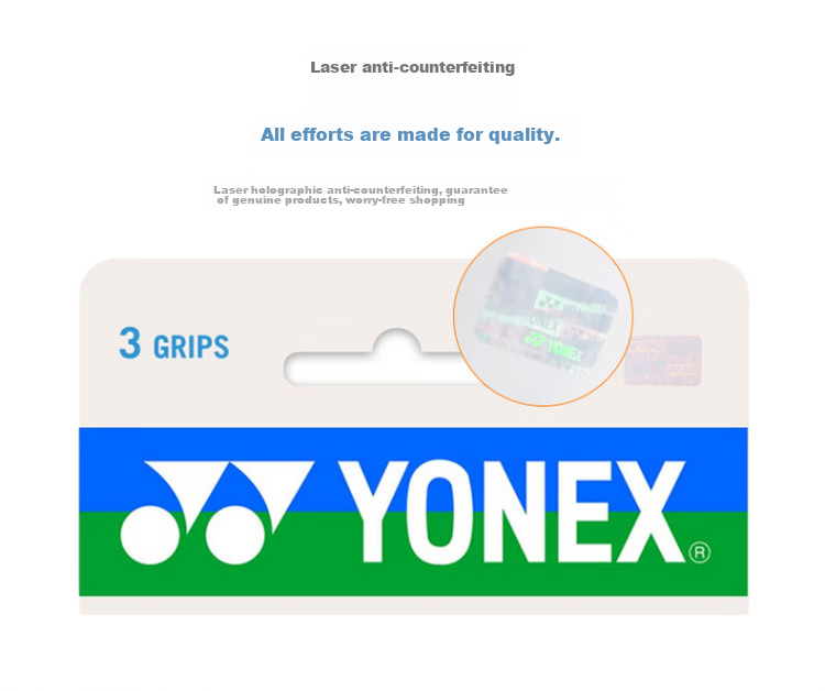 YONEX Badminton Racket Grip Tape, Sports Sweat-Absorbing Band, Handle Grip Tape, AC102C Pink, Three-Pack 3
