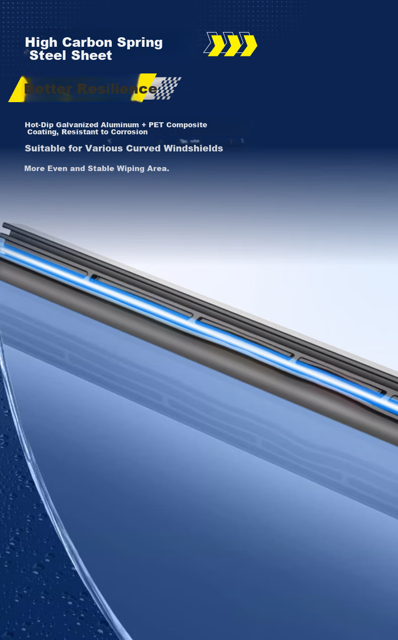 MICHELIN Silent New Frameless Wiper Blades CRV 12-22 Accord RAV4 Tucson Elantra Hyundai 26/16U 2