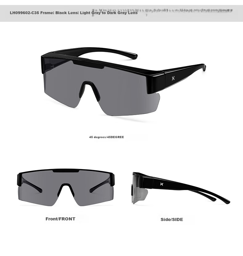 LOHO Prescription Cycling Sports Polarized Sunglasses Clip-On Photochromic UV Protection Sunglasses for Men and Women 12