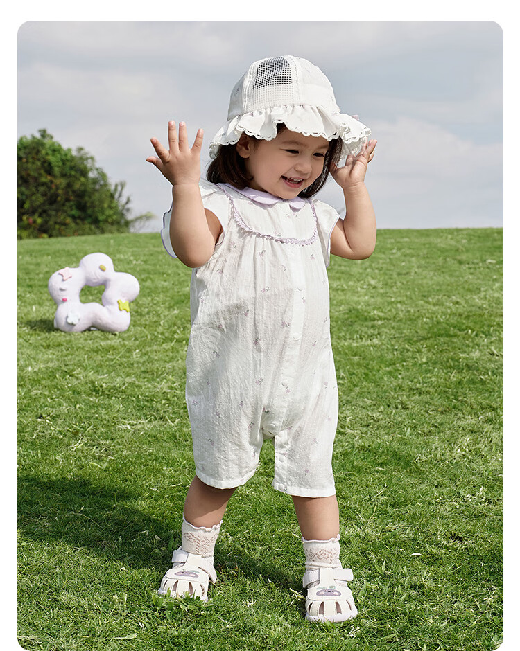 Balabala【balaOne】Baby Romper Infant Jumpsuit Girls 2026 Delicate Sweet Cute 19