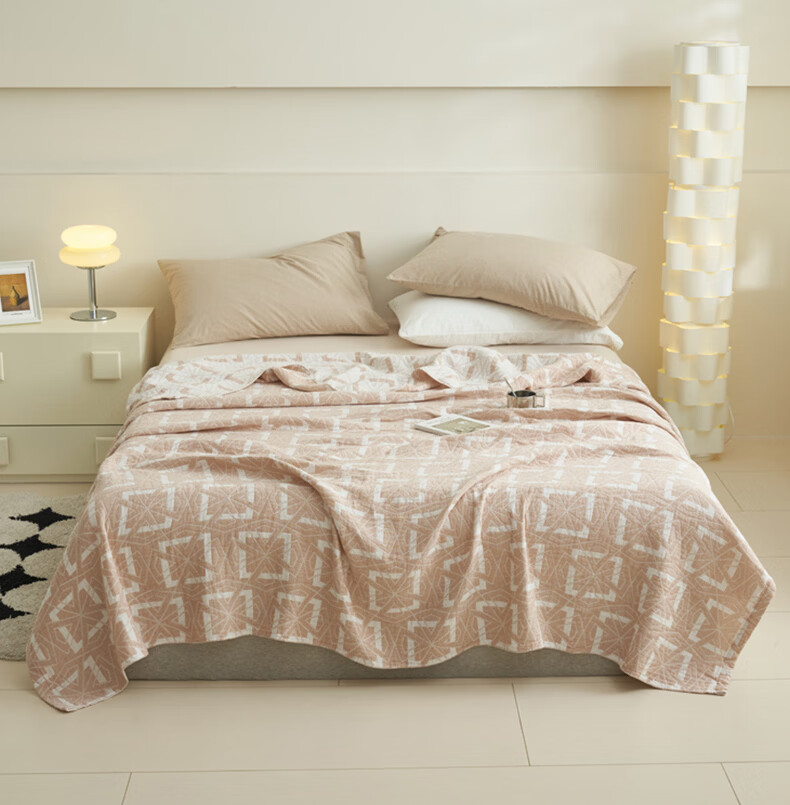 MUJI A-Class 100% Cotton Three-Layer Gauze Towel Blanket Summer Quilt Thin Blanket Air Conditioning Blanket 150x200cm 18