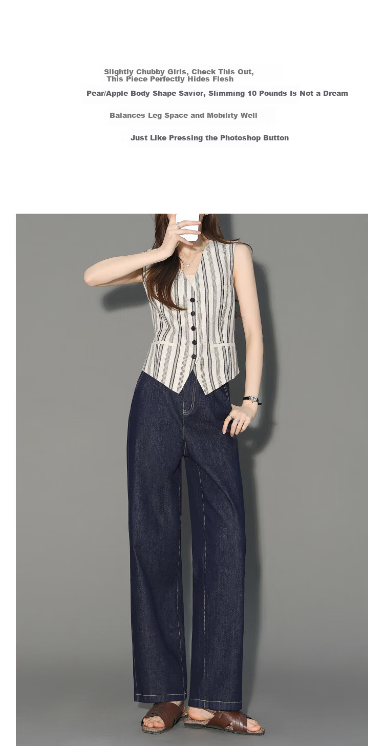 Demana Slimming Summer Cloud Oxygen Cotton Harem Pants Color-Blocked Piped Concealing Pleated Jeans for Women Premium Feel 2