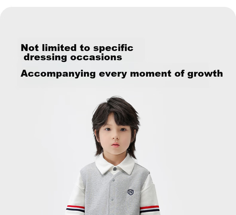 NUBIWU Children's British Style Spring And Autumn Vest, Baby Inner Wear Vest, Boys' Waistcoat, Academic Casual Sleeveless Jacket 9