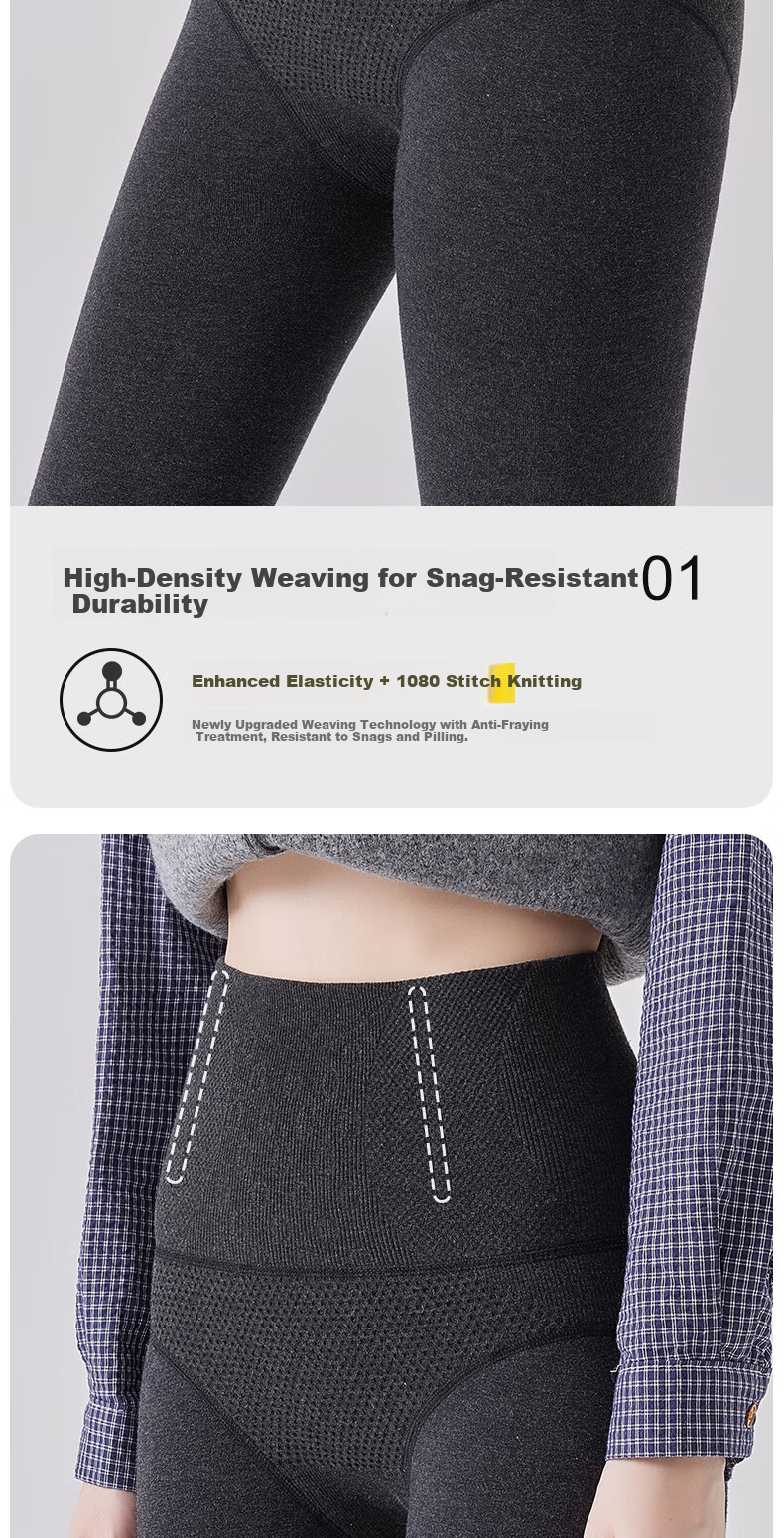 Ziyu Style Women's High Waist Thermal Leggings Autumn Winter Outerwear Versatile Shaping New Herringbone Tummy Control Butt Lift Pantyhose 5