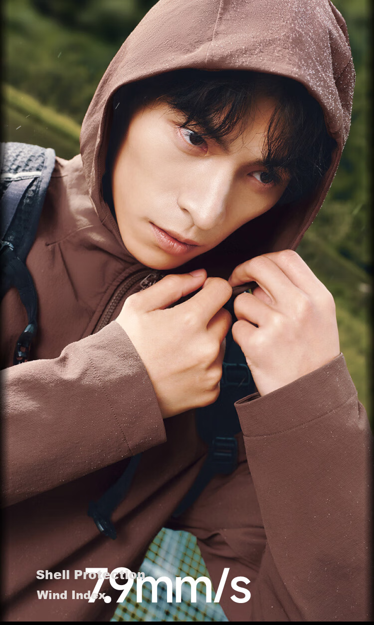 Beneunder Men's Jacket Windproof Fleece Liner Outdoor High Elastic Detachable ST018 Dark Black XL 10