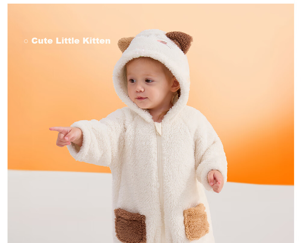 Betis Baby Clothes Autumn Winter Thickened Fleece Lined Warm Unisex Infant Romper Jumpsuit Winter Outdoor Crawling Suit 33