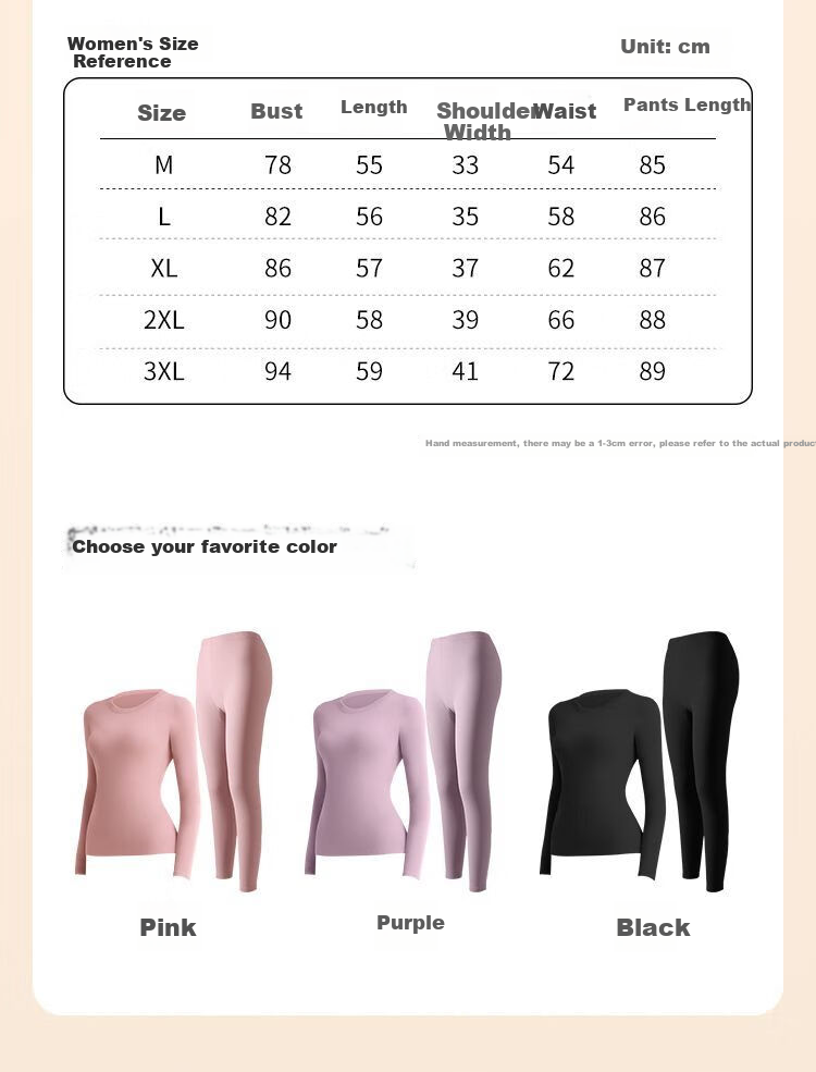GUJIN Double-Sided Fleece Lined Mink Cashmere and Lyocell Thermal Underwear Set for Women Thickened Autumn Winter Heat Retaining Base Layer Top and Bottom 14