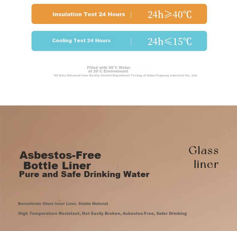 FGA Fuguang Insulated Glass Inner Pot Large Capacity Hot Water Bottle Household Dormitory Office Kettle Water Bottle 3