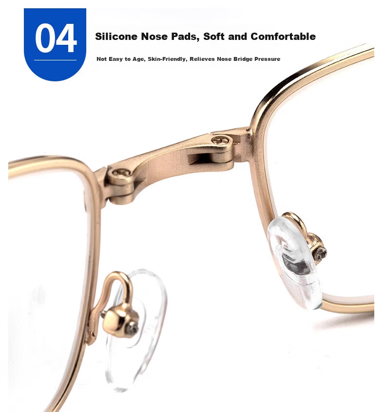 LESCA LUNETIER Premium Natural Crystal Reading Glasses Foldable Portable HD Presbyopia Glasses for Men and Women Authentic Back to School 14