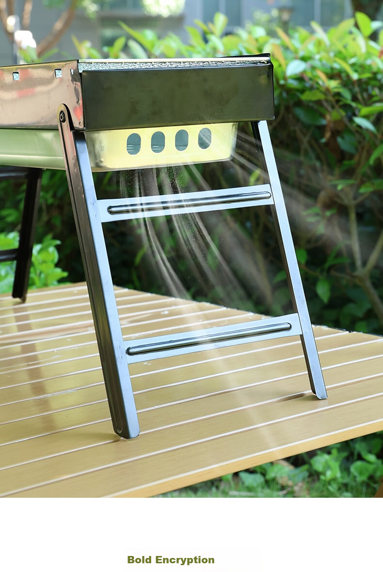 Ansell Stainless Steel Portable Detachable BBQ Grill Rack Oven Outdoor Skewer Stove Tea Boiling Mesh 8K00325 7