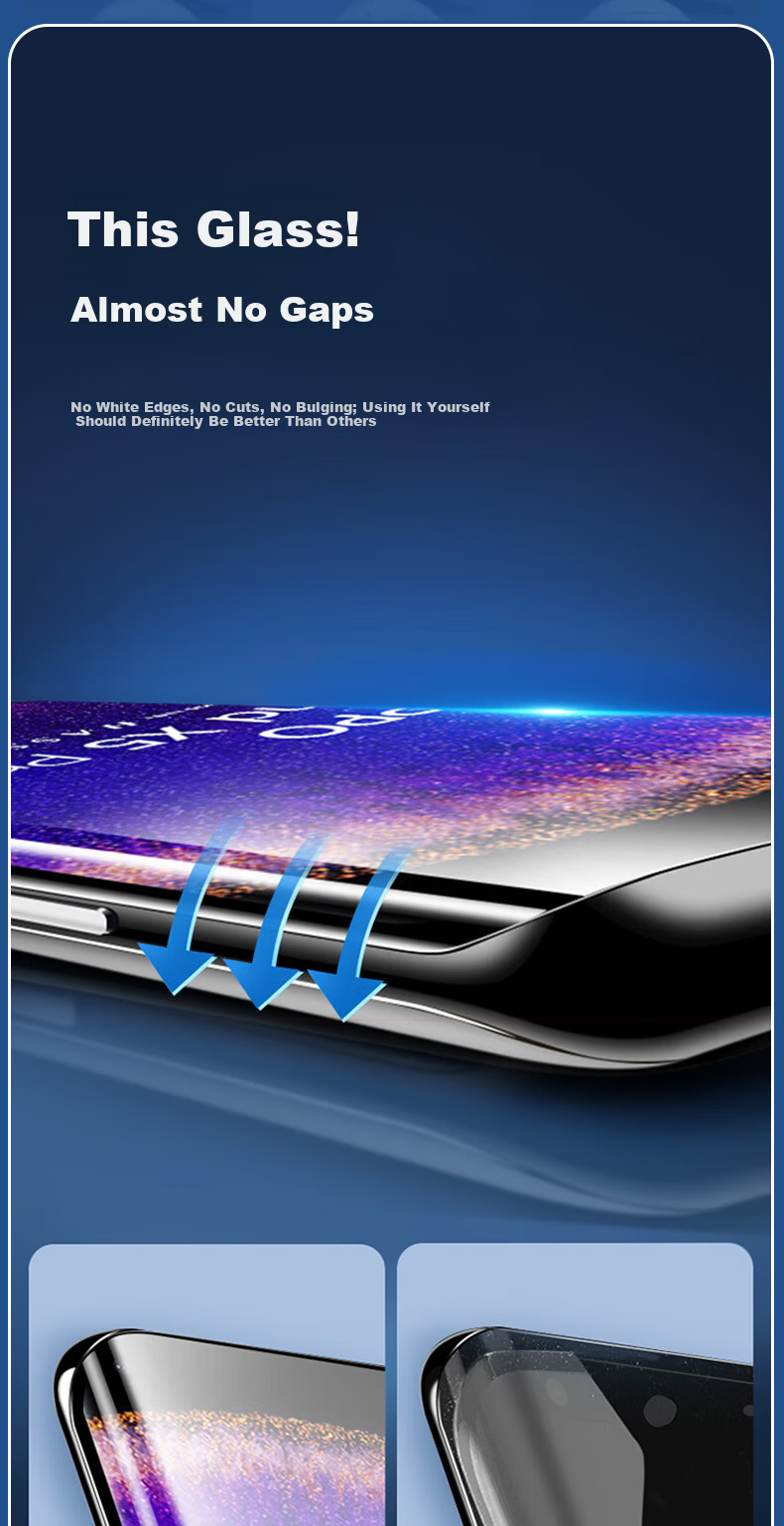KOOLIFE Anti-Chip Tempered Glass Screen Protector for OPPO Find X9 Ultra, Full Coverage Ultra-Thin HD Anti-Drop and Anti-Fingerprint Film 4