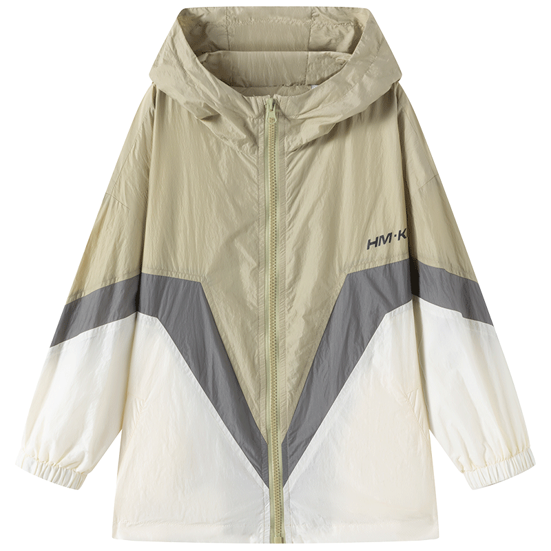 Little Elephant Hamm Boys' UV Protection Sun Jacket 2026 New Summer Thin Breathable Coat Green 150 cm