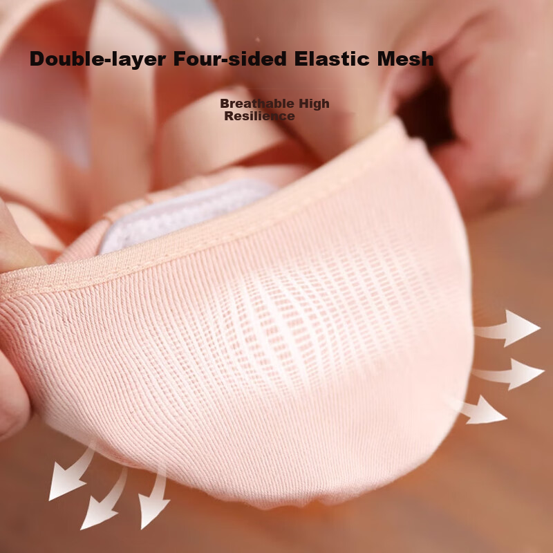 Baiwu Mayuan Women's Children's Soft Sole Ballet Dance Shoes Adult Practice Shoes JD Self-operated Dance Shoes Ballet Shoes
