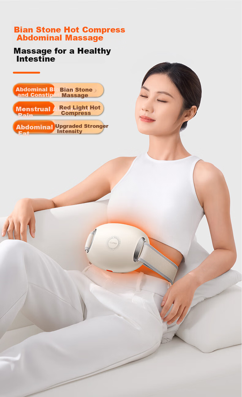 Kepufei Abdominal Massage Device Heated Belly Massager Constipation Relief Automatic Intestinal Peristalsis Promoter Warm Uterus Waist Belt Gift for Mom Girlfriend Mother's Day 5