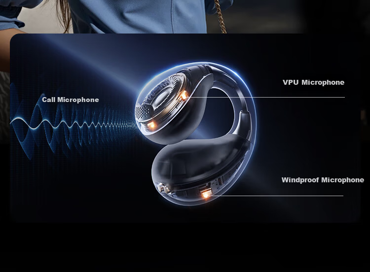 Linklike Comfortable Zero Complaints Clip-On Bluetooth Earphones 2026 New Ultra-Long Battery Life Sports Running Headphones Top Seller 3 Million Units 22