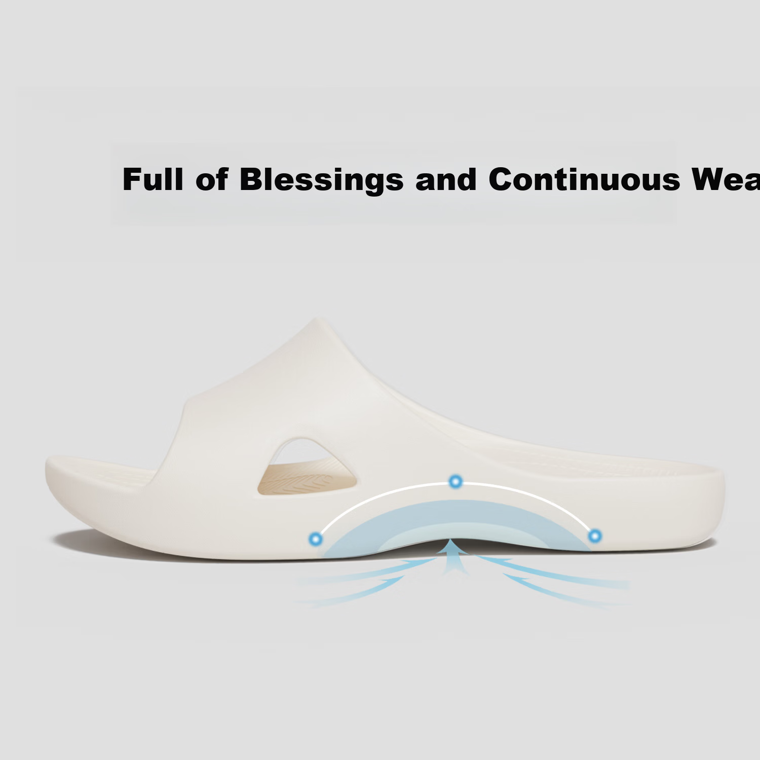 Mercury Home Textile Women's Arch Support Flatfoot Indoor Non-Slip EVA Bathroom Shower Silent Slippers for Men