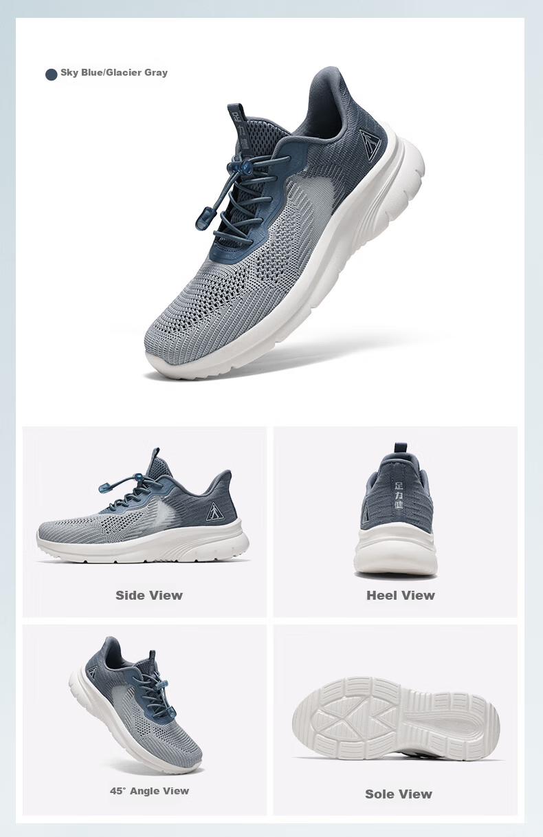 Zulijian Non-Slip Elderly Men's Shoes 2026 Spring Summer New Breathable Mesh Sports Casual Shoes Middle-Aged and Elderly Dad Running Shoes 6