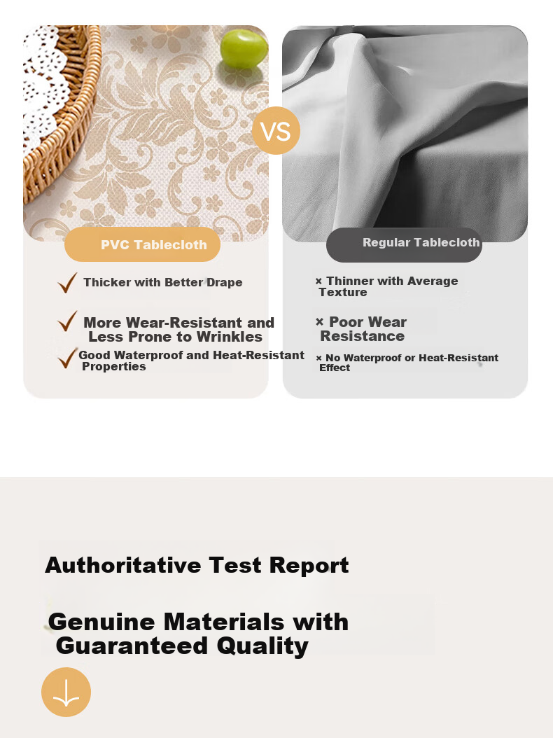 MUJI PVC Waterproof Oil-Resistant Tablecloth High-End Luxury Rectangular Home Tea Table Cover 140*180 Xihe 9