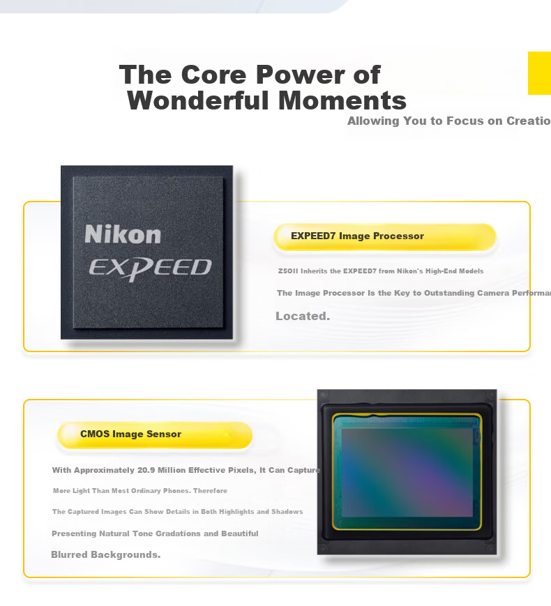 Nikon Z50II Mirrorless Camera Kit with 16-50mm And 50-250mm Lenses, EXPEED7 Processor, 4K Video, Z50ii/Z502/Z50 Second Generatio 7