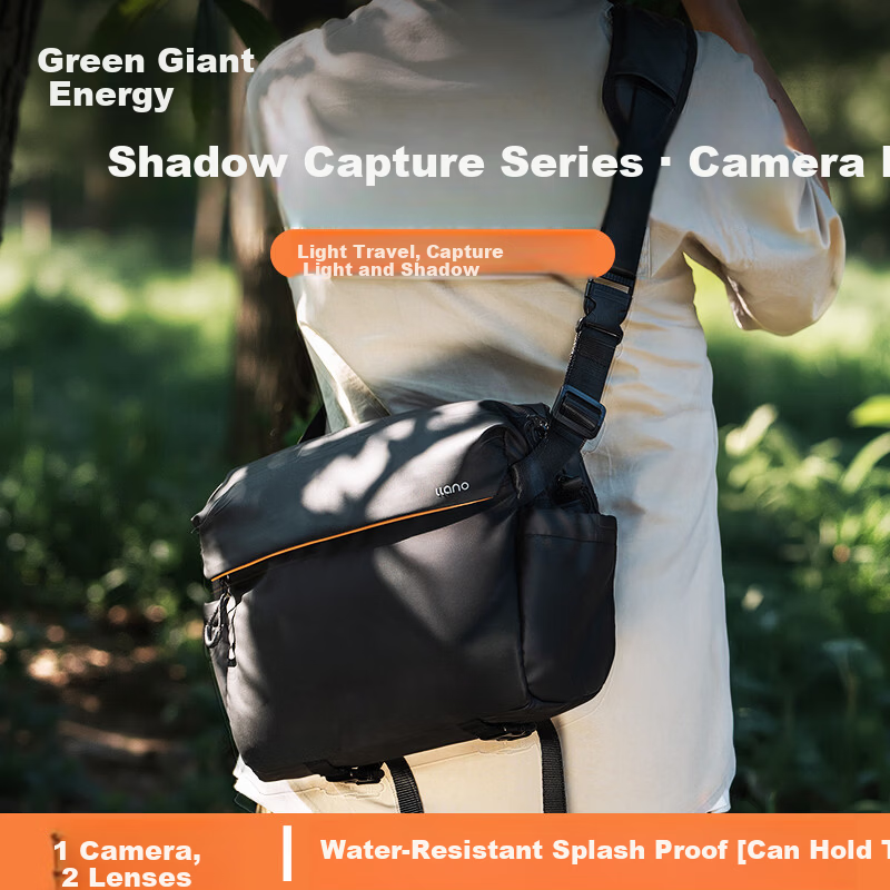 Llano S9 Shadow Capture Camera Bag Crossbody Shoulder Functional Photography Bag for Men and Women DSLR Mirrorless Lens Storage Compatible with Sony Fujifilm Canon Nikon Hasselblad One Body Multiple L