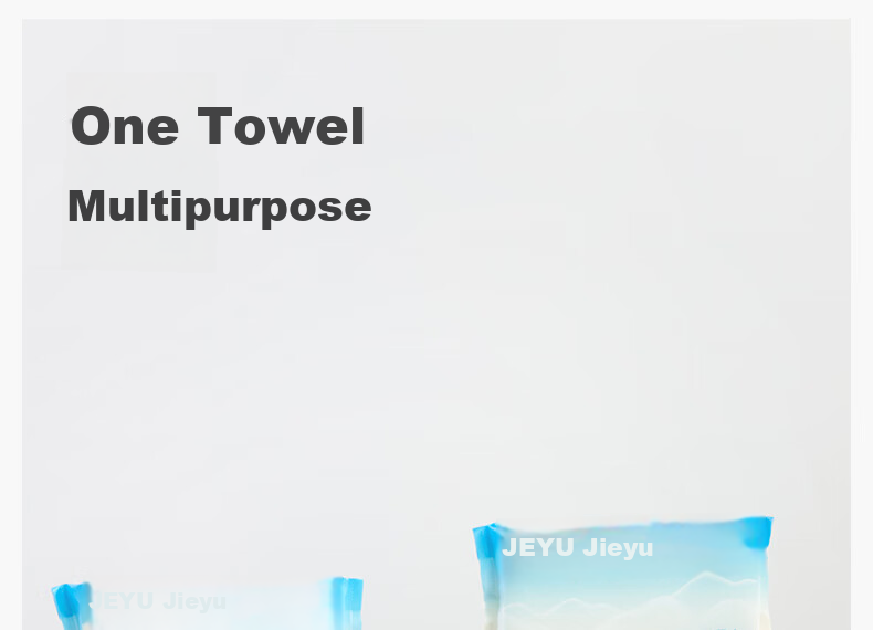 Jieyu [Wu Huang Cat Collaboration] Cotton Soft Towel 60 Sheets 20*20cm Pure Cotton Dual-Use Disposable Face Towel 1 Pack 12