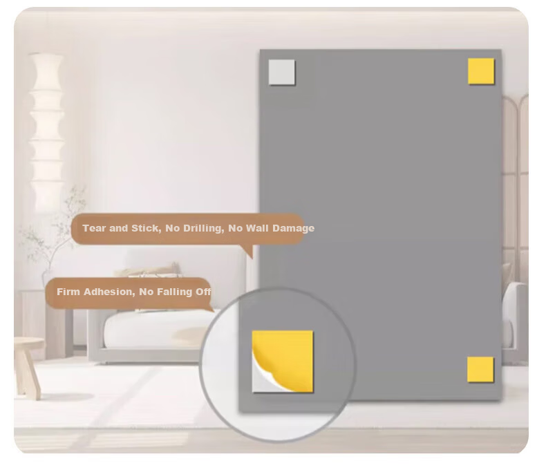 Millennium Huafu Acrylic Soft Mirror Full-Length Wall-Mounted Self-Adhesive Dressing Mirror for Dormitory Home 40*120cm 11