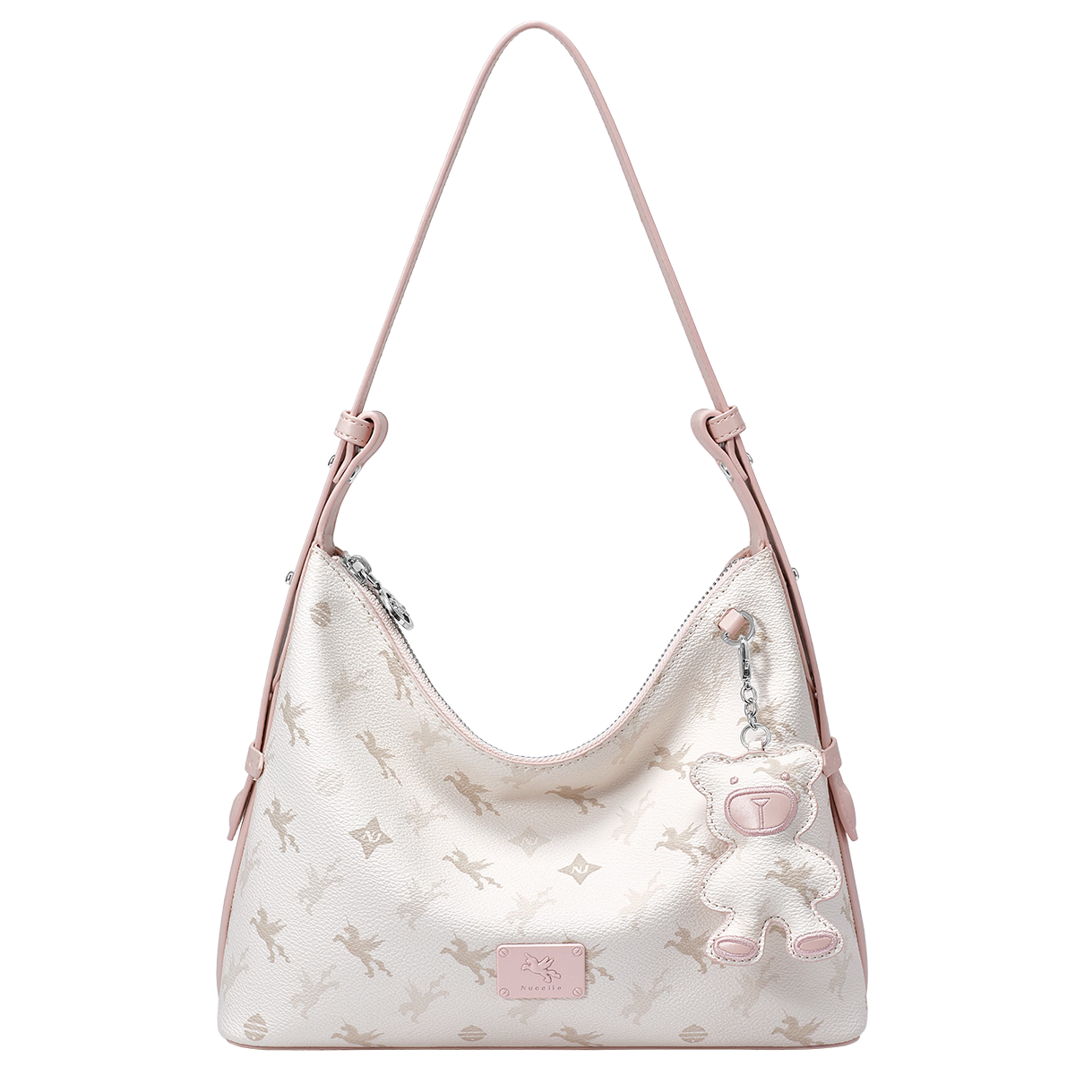 NUCELLE Fabric Pegasus HOBO Women's Bag, 2026 New Style Woven Bag, Light Luxury Brand Casual Crossbody Ladies Handbag Gift for Wome
