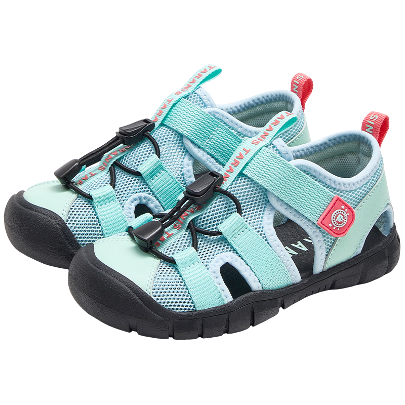 TARANIS Kids Summer Breathable Water Sports Boys Comfortable Non-Slip Creek Shoes Outdoor Camping Sandals Blue Size 29
