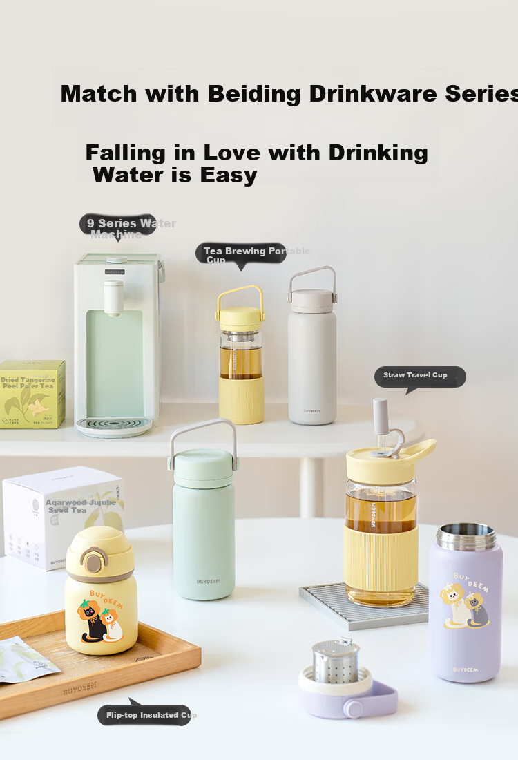 Buydeem Tea Infuser Thermos Cup High-Quality Separation Water Bottle Portable Office Outdoor Unisex Gift 8