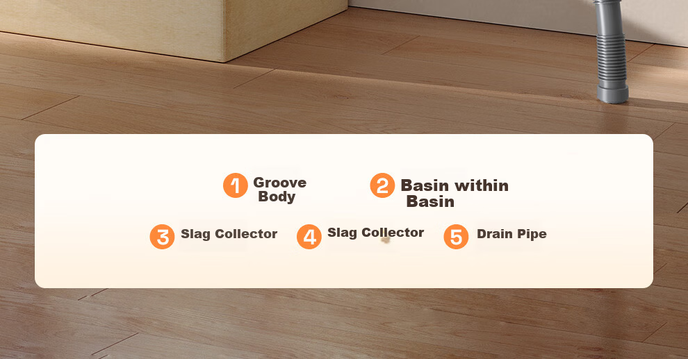 Arrow Brand Baibao Basin Large Single Sink 4MM Thickened Kitchen Vegetable Washing Basin Household 304 Stainless Steel Double Rail Debris Collection Sink 51