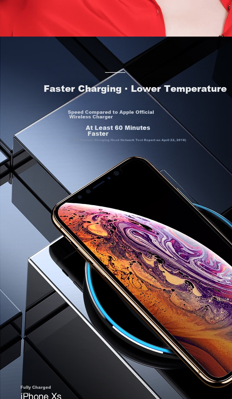 ESCASE Wireless Charging Dock Stand for Apple iPhone 16/15/14/13 Pro Max, Huawei Xiaomi Android Phones and Earphones F01 White 2