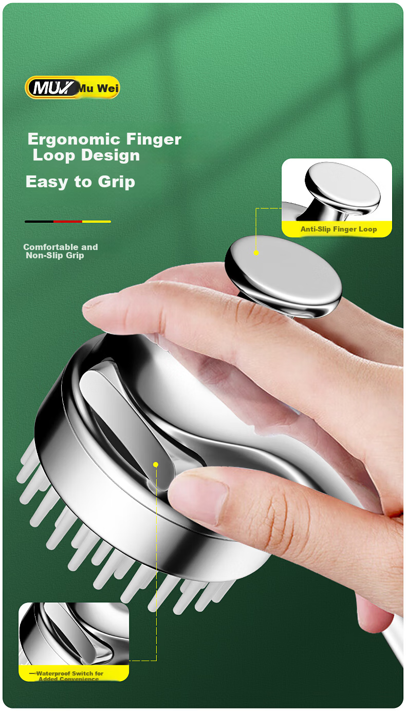 Muvi Faucet Extender External Booster Shower Head Washing Hair Tool Face Basin Mouth Rinse Splitter Adapter 2-in-1 7
