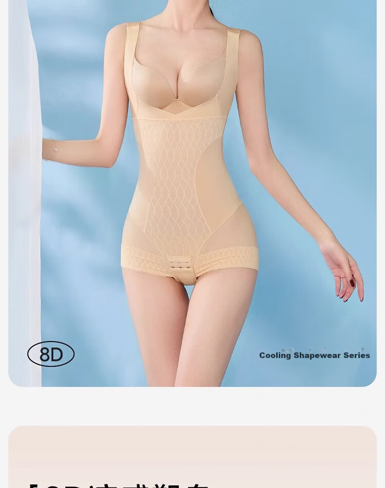 GRACEWELL One-Piece Shapewear Strong Tummy Control Hip Lift Postpartum Waist Trainer Lightweight Breathable Slimming Body Shaper for Women 2