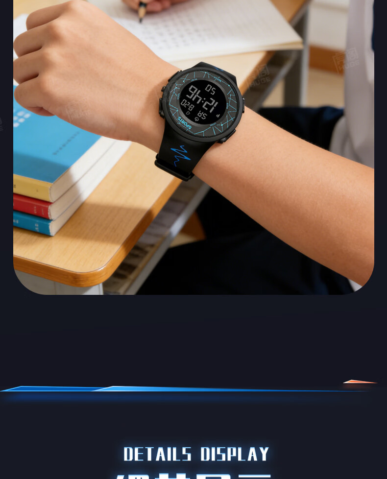 HUGE Korean Style Simple Digital Watch for Men Women Students Kids Youth Sports Colorful Waterproof Couple Wristwatch 16