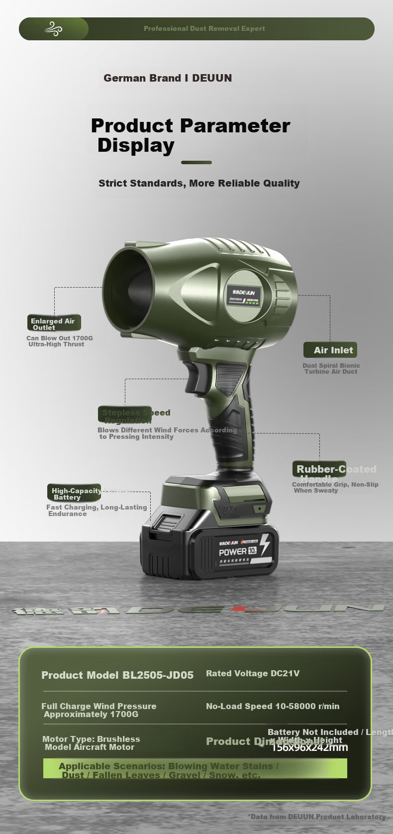 Deyun High-Power Turbo Fan High-Speed Blower Industrial Dust Removal Strong Wind Blower 10