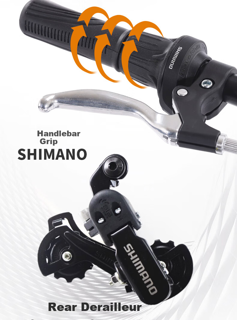 Phoenix Folding Bike Adult Aluminum Frame Shimano 7-Speed 20-Inch Portable Commuter Pre-Assembled 2