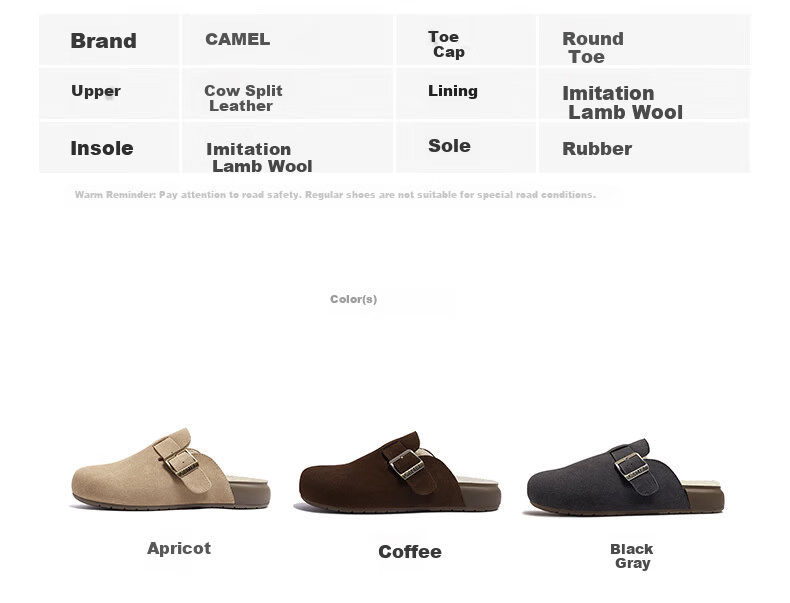 CAMEL Soft Bag 2nd Generation Full Coverage Birkenstock Comfortable Deep Mouth Shoes L25W700108 Apricot (Full Coverage Fleece Lining) Size 37 44