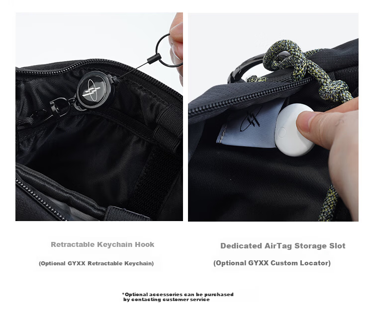 GYXX Star Trail 2 Crossbody Bag Unisex Shoulder Functional Chest Bag Casual Commuter Portable Tablet Messenger Backpack 25