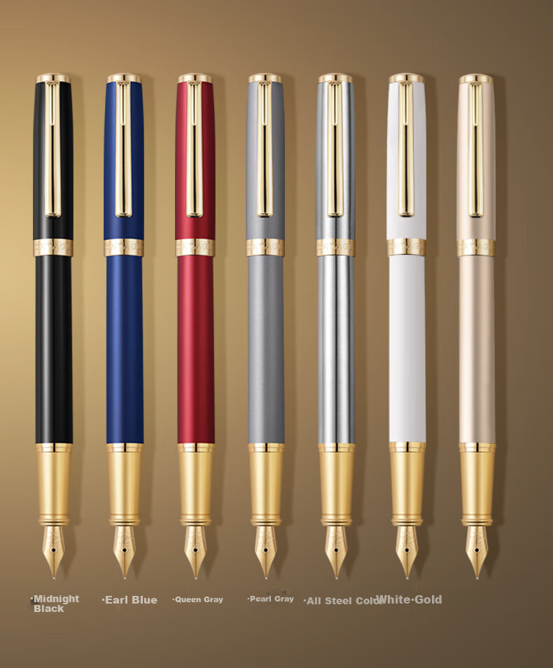MONTAGUT 520 Gift Three-in-One Business High-End Pen Set Adult Calligraphy Art Signature Pen Men's Premium Women's Exquisite Gift Pearl Gray 15