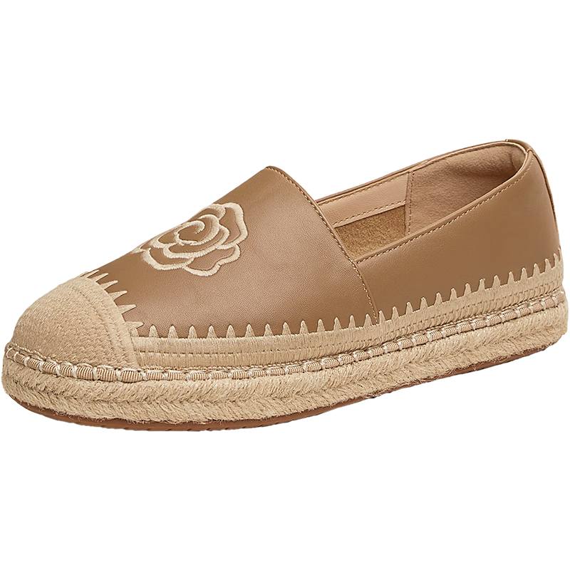 TATA 2025 Spring Fashion Casual Fisherman Shoes for Women, UMK01AA5, Beige, Size 40