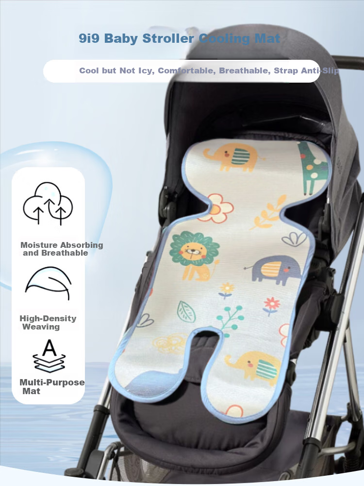 9i9 Baby Stroller Cooling Mat Ice Silk Seat Cushion Summer Thin Washable Universal A28 1