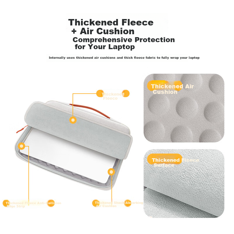 Biyoumei 14-inch Shockproof Laptop Bag Sleeve Protective Case for Apple MacBook 5