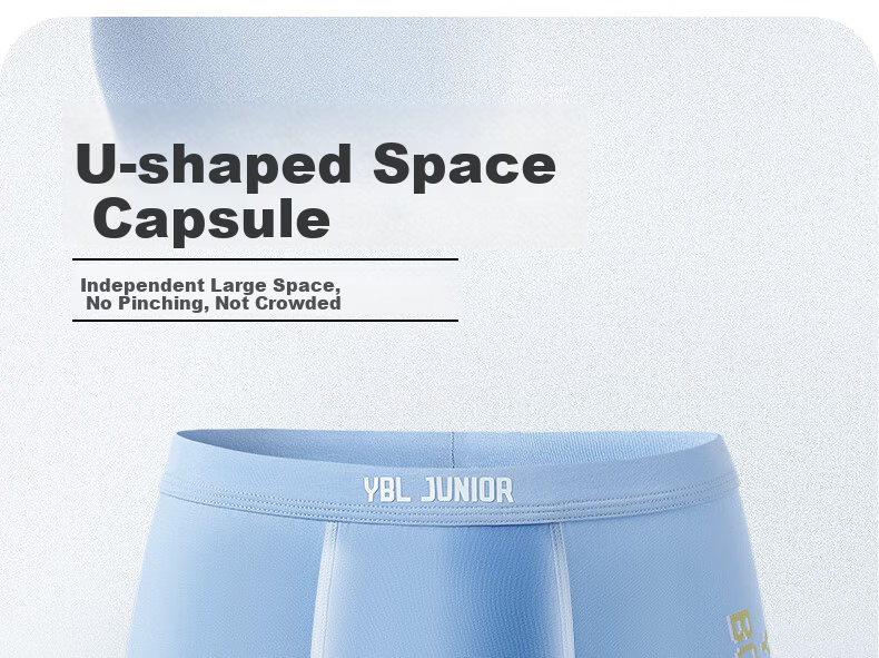 YING BO LUN Youth Underwear Development Period High School Students Boxer Briefs 10807 Underwear 3 Pieces 160 7