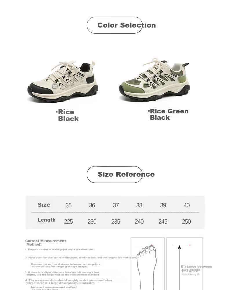 Warrior Women's Shoes 2026 Spring Thick Sole Casual Comfortable Sports Shoes Unique Style Light Green Black Size 39 5