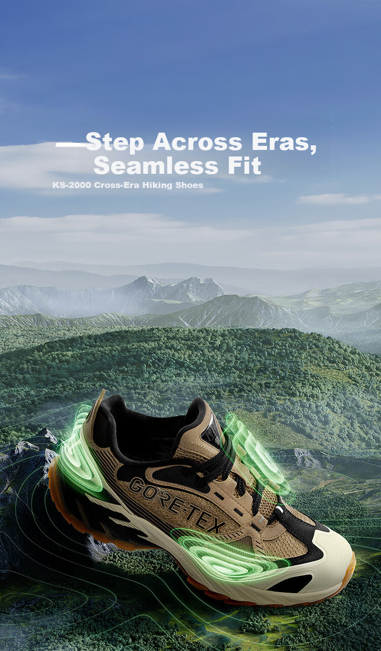 KOLON SPORT KS-2000 GTX Waterproof Breathable Hiking Shoes Unisex Durable Mountain Climbing Shoes 1