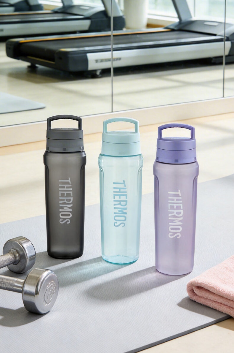 THERMOS Plastic Sports Water Bottle for Men, Women, and Children 950ML Large Capacity Shaker Cup TCEB-950 FB 11