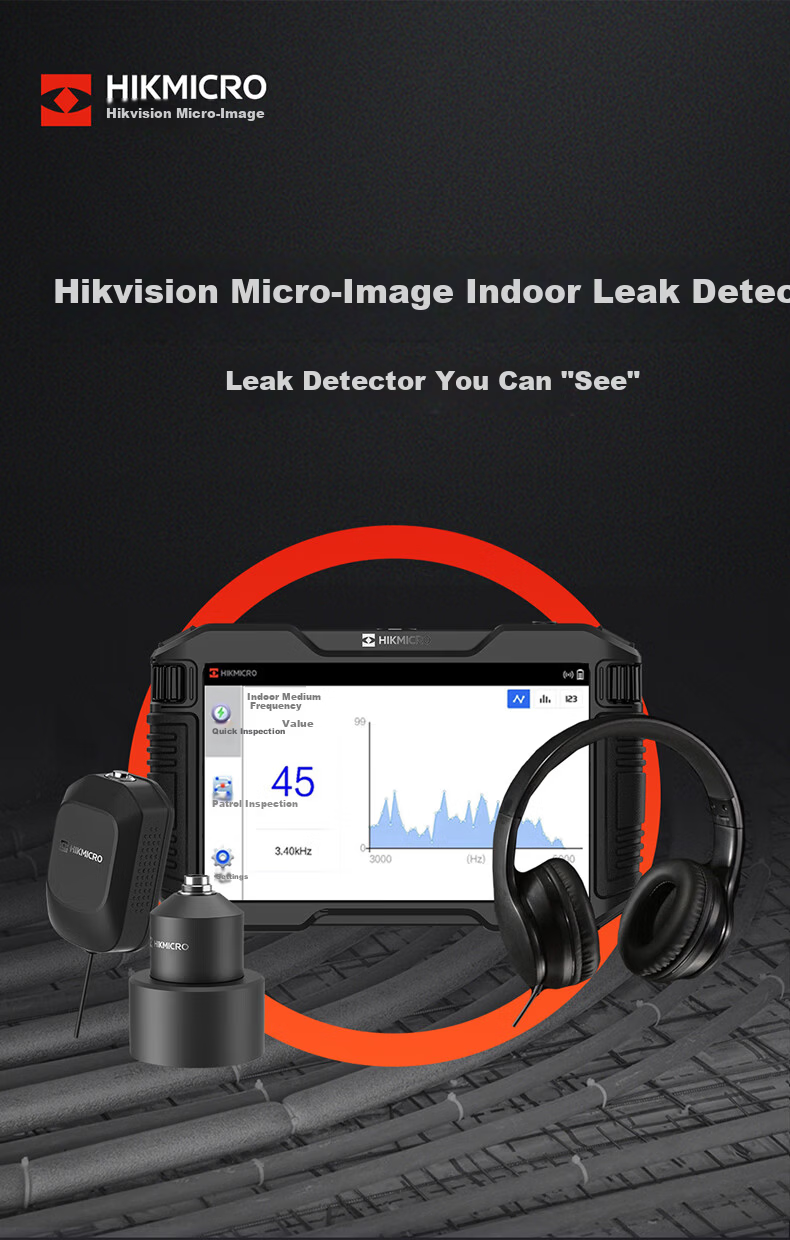 HIKMICRO Leak Detection Pipe Detector High-Precision Leak Tester Floor Heating Leak Detection Instrument A3 1