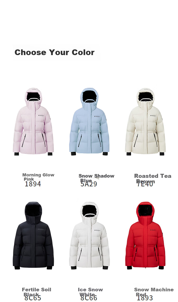 BOSIDENG Off-Season Women's Slim Fit Short Thickened Hooded Stand Collar Down Jacket New Year Red Coat 15