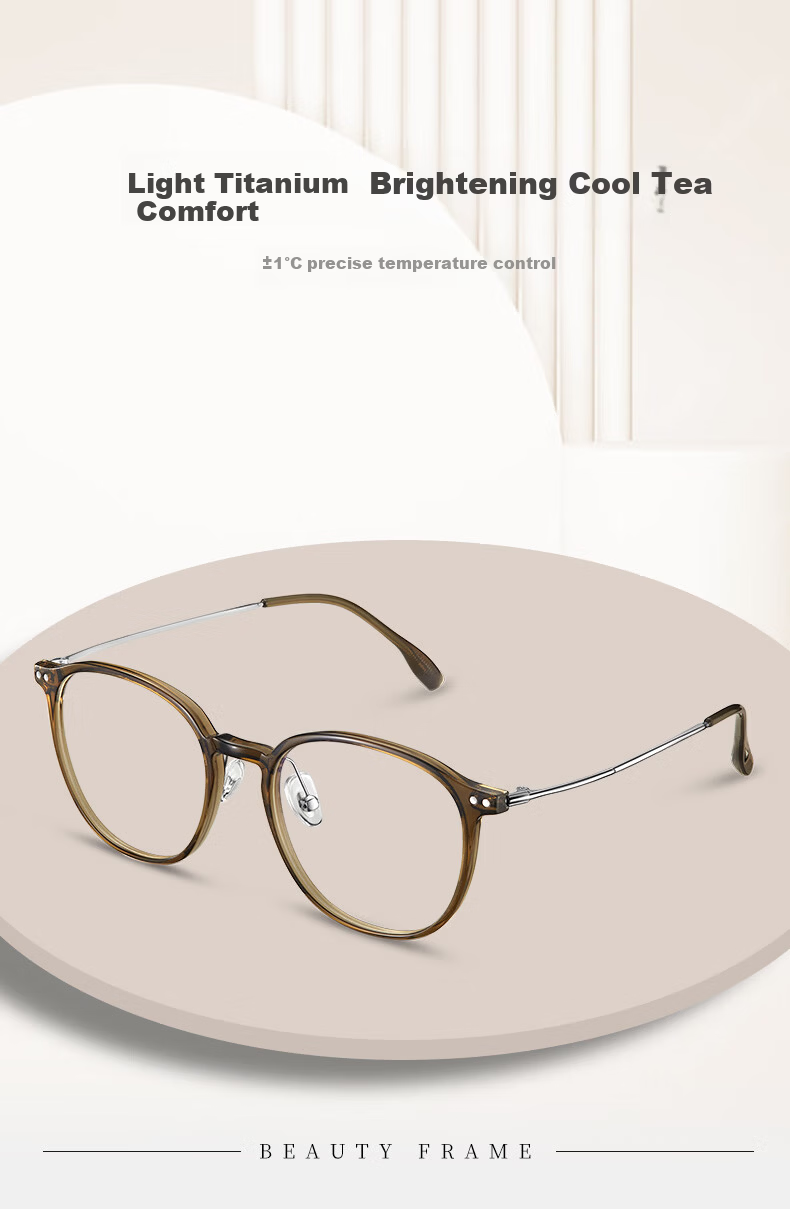 LOHO Photochromic Prescription Sunglasses Ultra-Light Brown UV Protection Optical Glasses 10