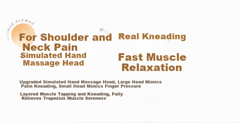 Ecomed German Full Body Massage Mat Recliner Home Massage Bed Shoulder Neck Waist Back Leg Massager Gift for Parents Elders Practical Birthday Present 10